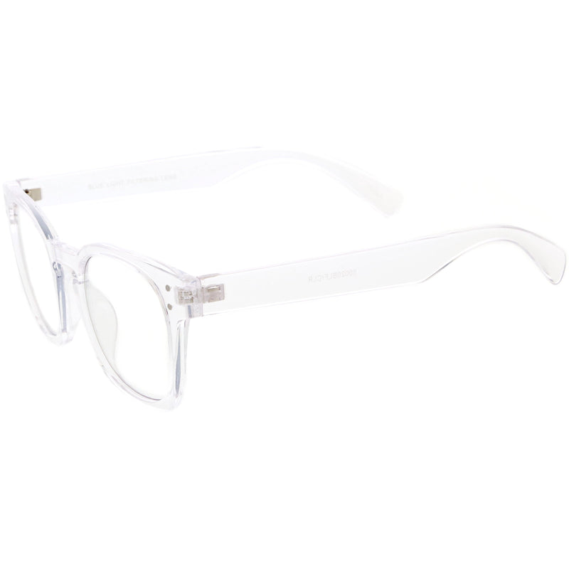 zeroUV Blue Light Filtering Horn Rimmed Square Computer Glasses D234 Glasses / Sunglasses