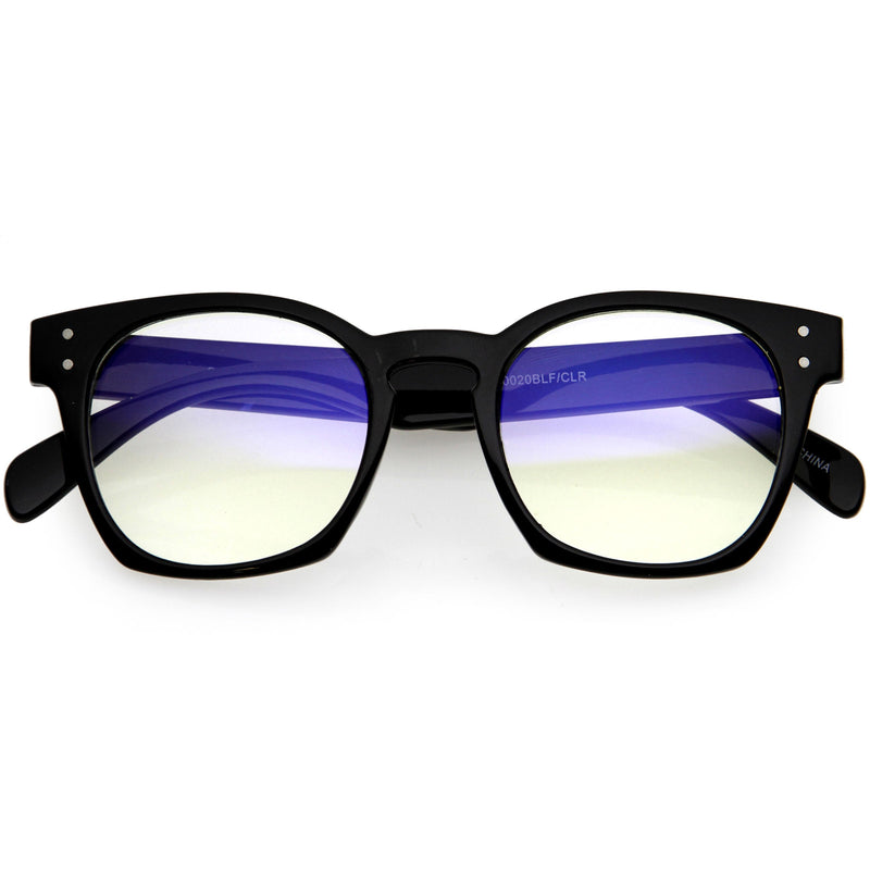 zeroUV Blue Light Filtering Horn Rimmed Square Computer Glasses D234 Glasses / Sunglasses