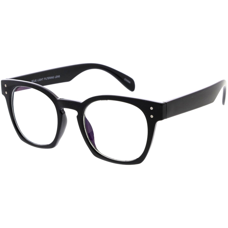 zeroUV Blue Light Filtering Horn Rimmed Square Computer Glasses D234 Glasses / Sunglasses