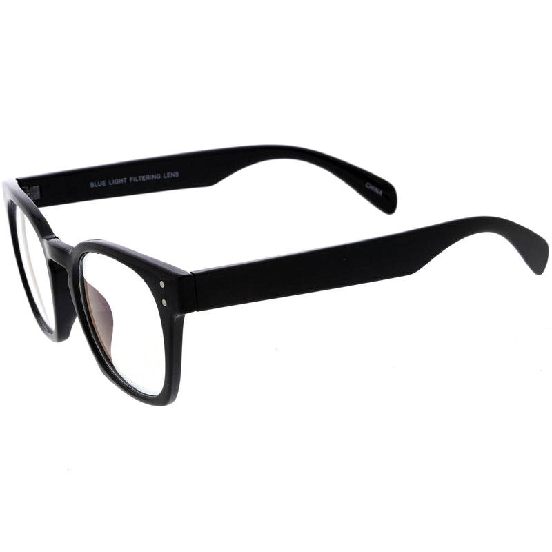 zeroUV Blue Light Filtering Horn Rimmed Square Computer Glasses D234 Glasses / Sunglasses
