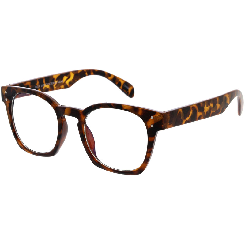 zeroUV Blue Light Filtering Horn Rimmed Square Computer Glasses D234 Glasses / Sunglasses
