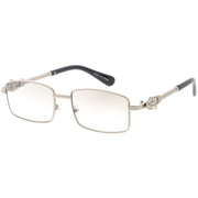 zeroUV Bold Retro Jaguar Metal Plated Detail Square Sunglasses D247 Sunglasses