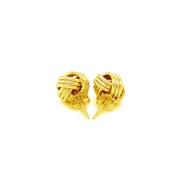 Bids.com Love Knot Post Earrings in 14k Yellow Gold Earrings