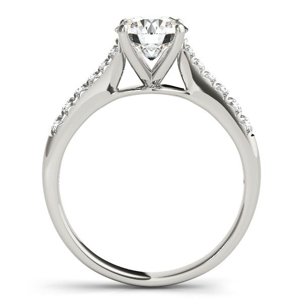Bids.com 14k White Gold Round Cut Diamond Engagement Ring  (1 5/8 cttw) Rings