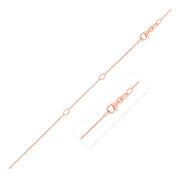 Bids.com Double Extendable Cable Chain in 14k Rose Gold (1.0mm) Necklaces