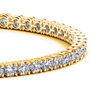 Bids.com Lab Grown Round Diamond Tennis Bracelet in 14k Yellow Gold (7 cctw F/G  VS2/SI1) Bracelets