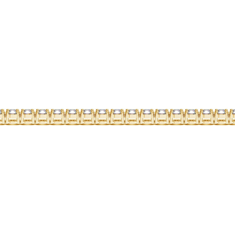 Bids.com Lab Grown Round Diamond Tennis Bracelet in 14k Yellow Gold (7 cctw F/G  VS2/SI1) Bracelets