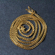 Bids.com 3.2mm 14k Yellow Gold Classic Solid Miami Cuban Chain Necklaces