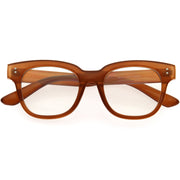 zeroUV Bold Thick Rimmed Square Clear Blue Light Glasses D283 Glasses