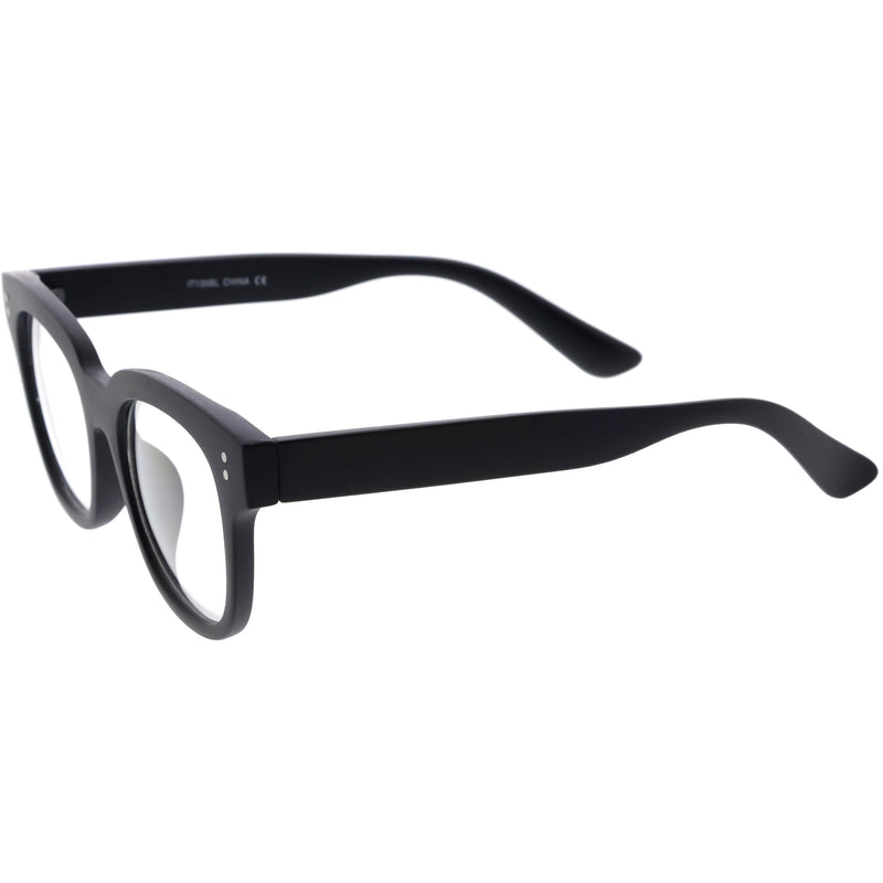 zeroUV Bold Thick Rimmed Square Clear Blue Light Glasses D283 Glasses