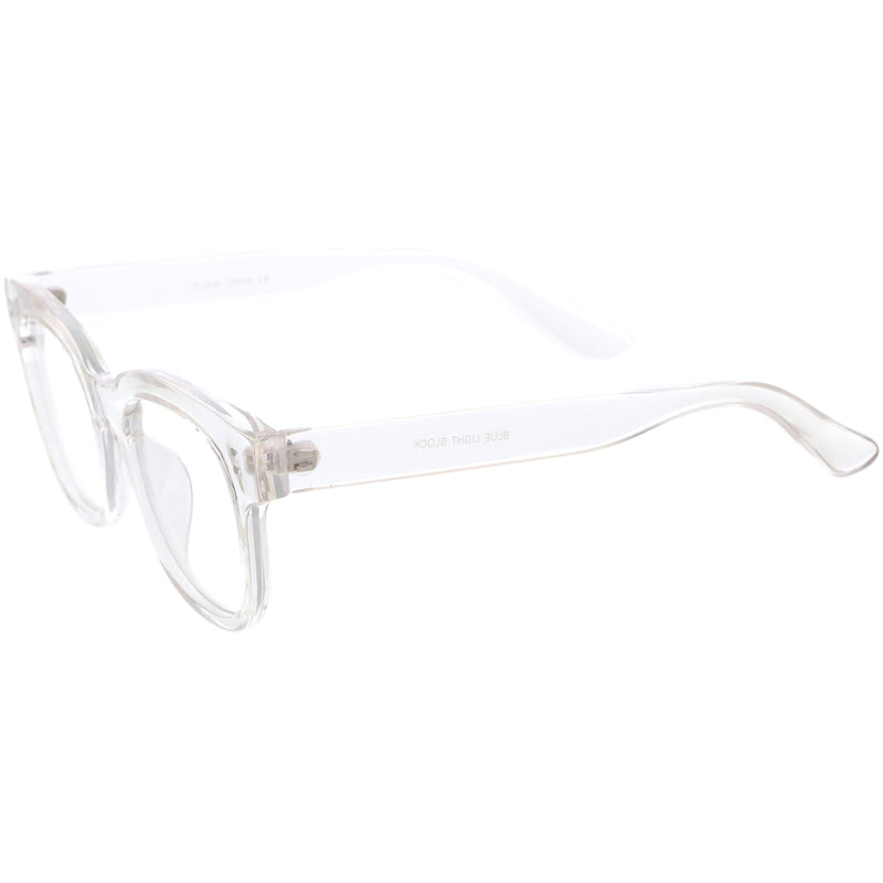 zeroUV Bold Thick Rimmed Square Clear Blue Light Glasses D283 Glasses