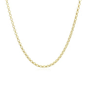 Bids.com 14k Yellow Gold Rolo Chain 1.9mm Necklaces