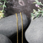 Bids.com 14k Yellow Gold Rolo Chain 1.9mm Necklaces