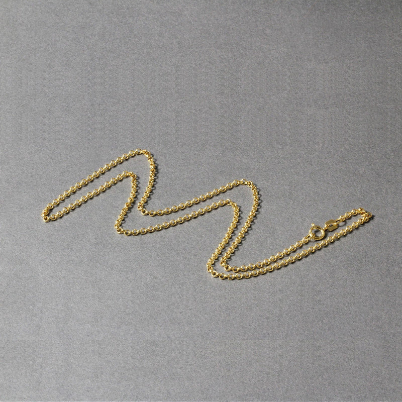 Bids.com 14k Yellow Gold Rolo Chain 1.9mm Necklaces