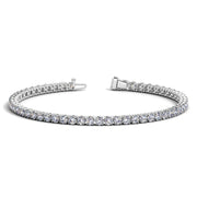 Bids.com Lab Grown Round Diamond Tennis Bracelet in 14k White Gold (5 cctw  F/G  VS2/SI1) Bracelets
