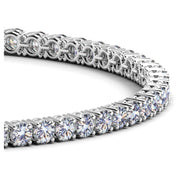 Bids.com Lab Grown Round Diamond Tennis Bracelet in 14k White Gold (5 cctw  F/G  VS2/SI1) Bracelets