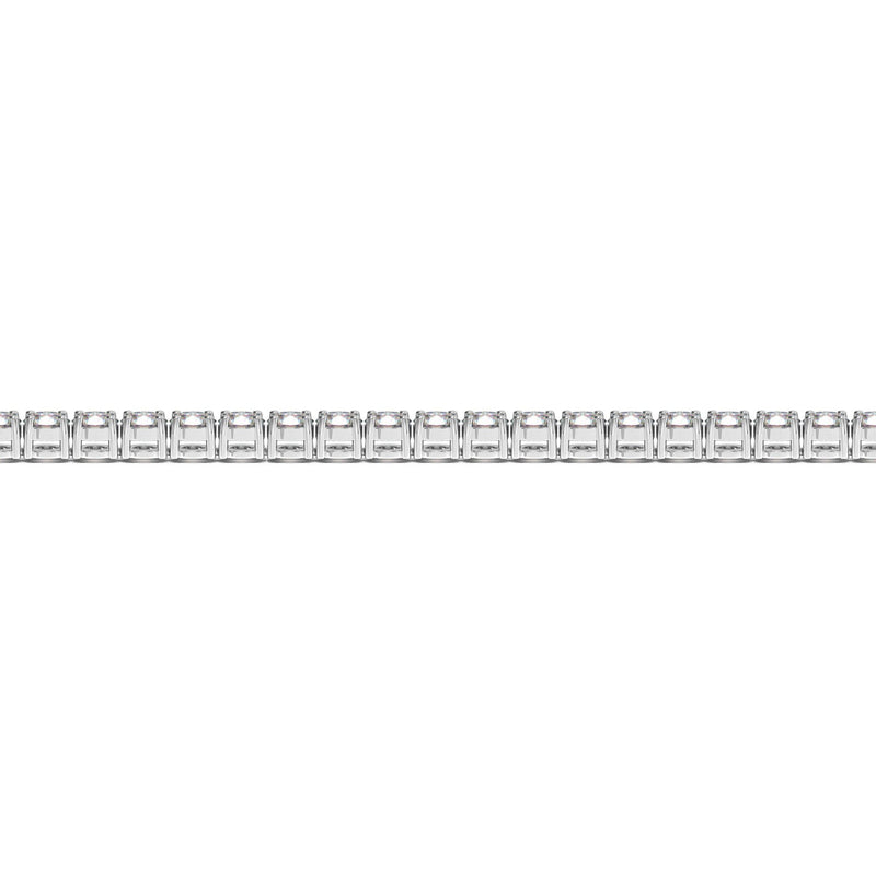 Bids.com Lab Grown Round Diamond Tennis Bracelet in 14k White Gold (5 cctw  F/G  VS2/SI1) Bracelets