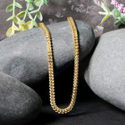Bids.com 3.2mm 14k Yellow Gold Square Franco Chain Necklaces