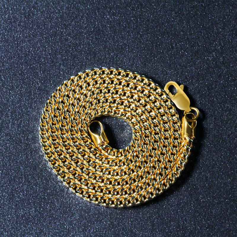 Bids.com 3.2mm 14k Yellow Gold Square Franco Chain Necklaces