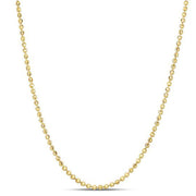 Bids.com Moon Cut Bead Chain in 14k Yellow Gold (2.00 mm) Necklaces