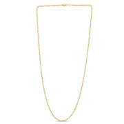 Bids.com Moon Cut Bead Chain in 14k Yellow Gold (2.00 mm) Necklaces