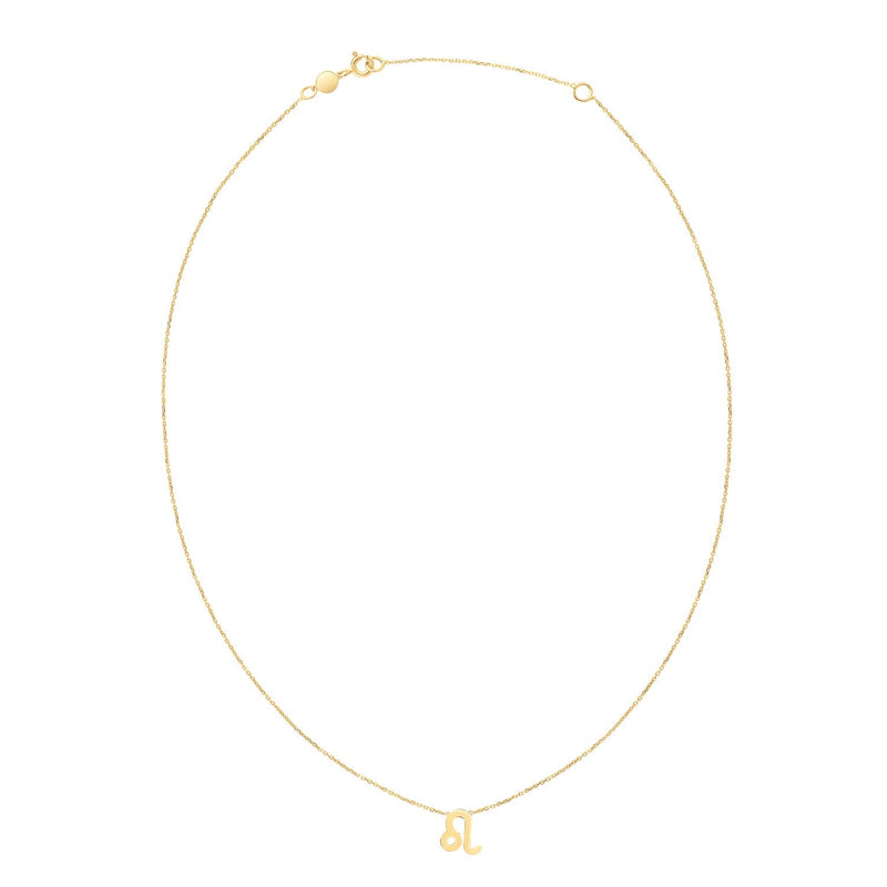Bids.com 14K Yellow Gold Leo Necklace Necklaces