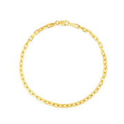 Bids.com 14k Yellow Gold French Cable Chain Bracelet  (2.50 mm) Bracelets