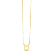 Bids.com 14K Yellow Gold Taurus Necklace Necklaces