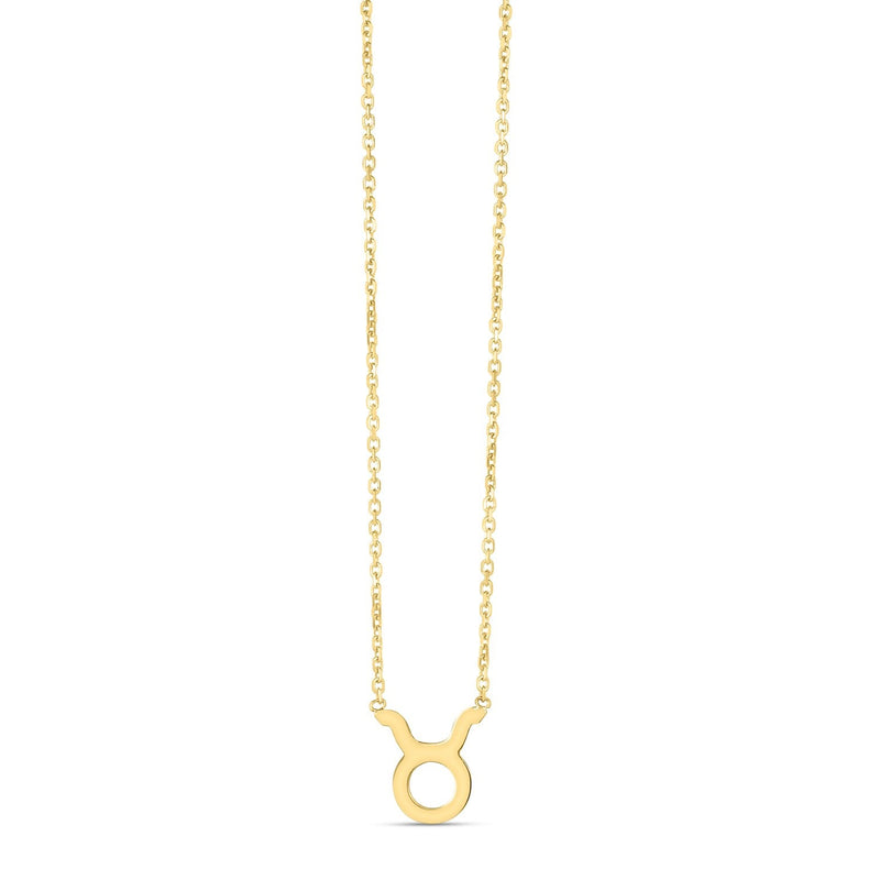 Bids.com 14K Yellow Gold Taurus Necklace Necklaces