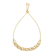 Bids.com Adjustable Chain Bracelet in 14k Yellow Gold Bracelets
