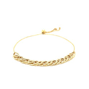 Bids.com Adjustable Chain Bracelet in 14k Yellow Gold Bracelets