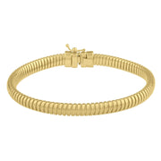 Bids.com 14k Yellow Gold Tubogas Bracelet (5.00 mm) Bracelets