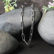 Bids.com 14k White Gold Bold Paperclip Chain (4.2 mm) Necklaces