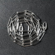 Bids.com 14k White Gold Bold Paperclip Chain (4.2 mm) Necklaces