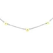 Bids.com 14k White Gold Necklace with White Pearls Necklaces