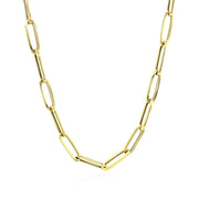 Bids.com 14K Yellow Gold Bold Paperclip Chain (4.2 mm) Necklaces