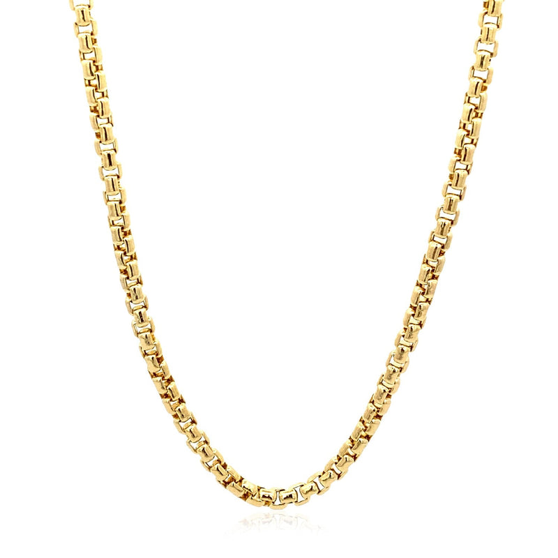 Bids.com 3.4mm 14k Yellow Gold Round Box Chain Necklaces