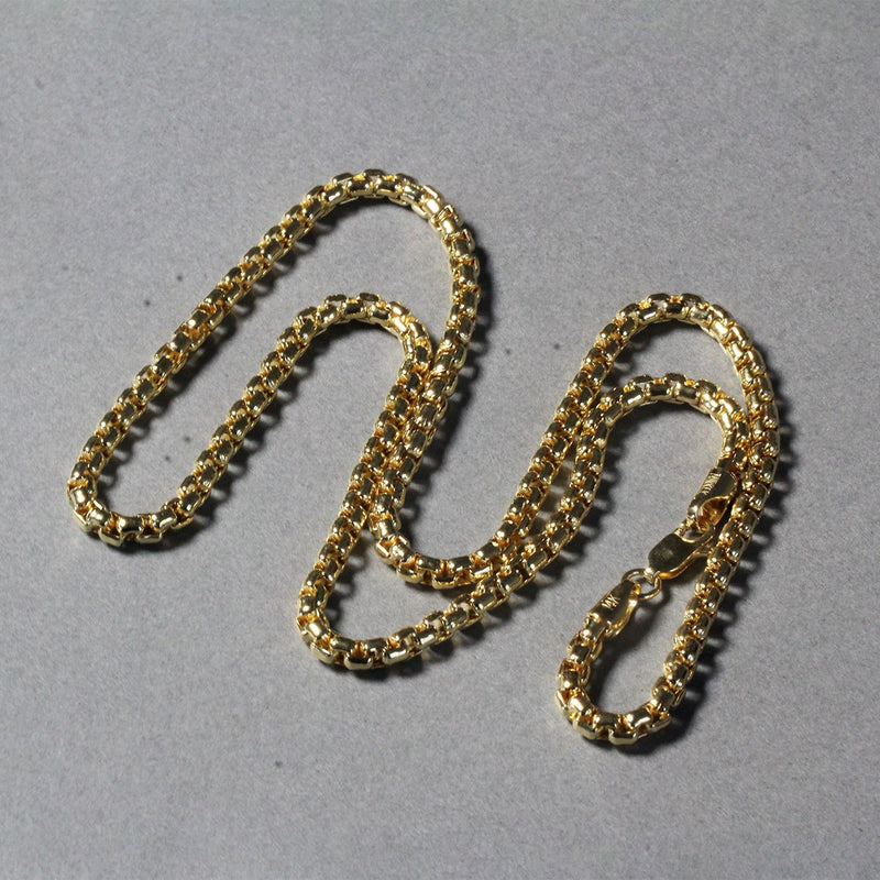 Bids.com 3.4mm 14k Yellow Gold Round Box Chain Necklaces
