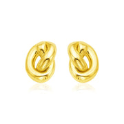 Bids.com 14k Yellow Gold Polished Knot Earrings Earrings