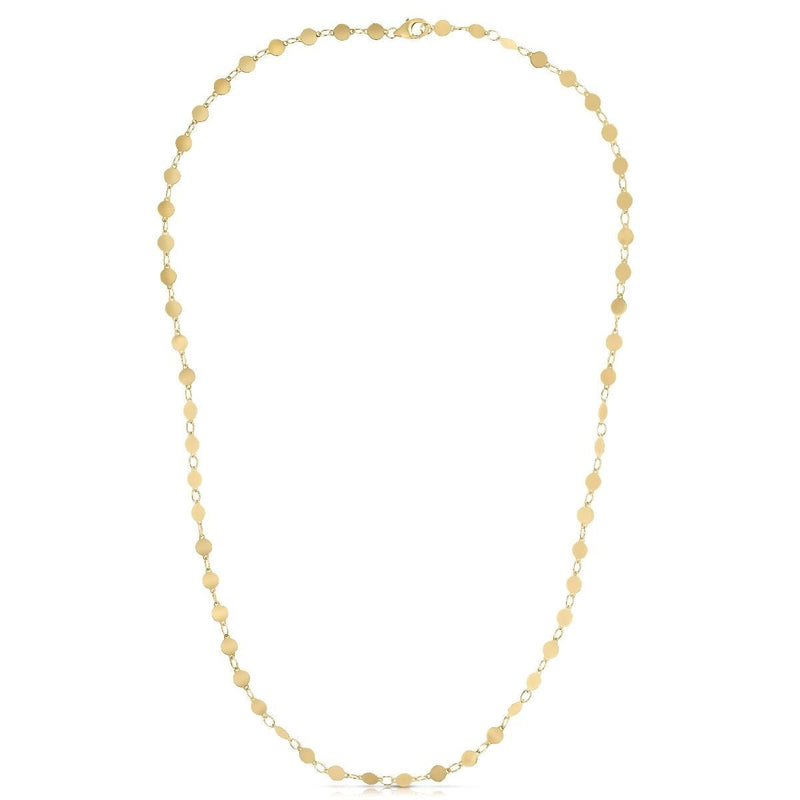 Bids.com 14k Yellow Gold Necklace with Polished Circles Necklaces