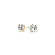 Bids.com 1 1/2 cttw Certified IGI Lab Grown Round Diamond Stud Earrings 14k Yellow Gold (G/VS2) Earrings