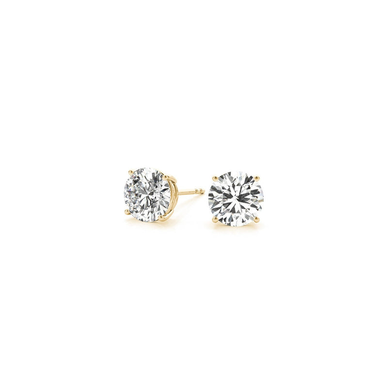 Bids.com 1 1/2 cttw Certified IGI Lab Grown Round Diamond Stud Earrings 14k Yellow Gold (G/VS2) Earrings