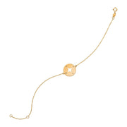 Bids.com 14k Yellow Gold 7 inch Bracelet with Compass Bracelets