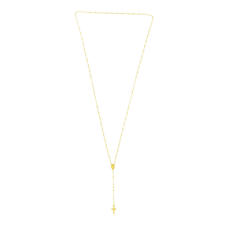 Bids.com 14k Yellow Gold Rosary Necklace Necklaces