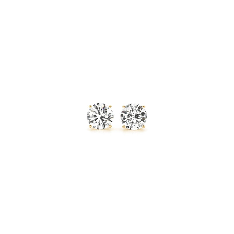Bids.com 1/2 cttw Lab Grown Round Diamond Stud Earrings 14k Yellow Gold (G/VS2) Earrings