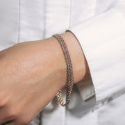 Bids.com 10k Tri-Toned Gold Multi-Strand Rope Chain Bracelet (6.35 mm) Bracelets