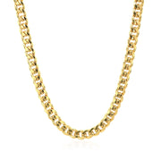 Bids.com 4.5mm 14k Yellow Gold Miami Cuban Semi Solid Chain Necklaces