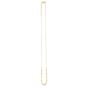Bids.com 14k Yellow Gold Bead Paperclip Necklace Necklaces