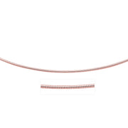 Bids.com 14k Rose Gold Necklace in a Round Omega Chain Style Necklaces