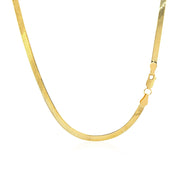 Bids.com Imperial Herringbone Chain in 10k Yellow Gold (2.80 mm) Necklaces